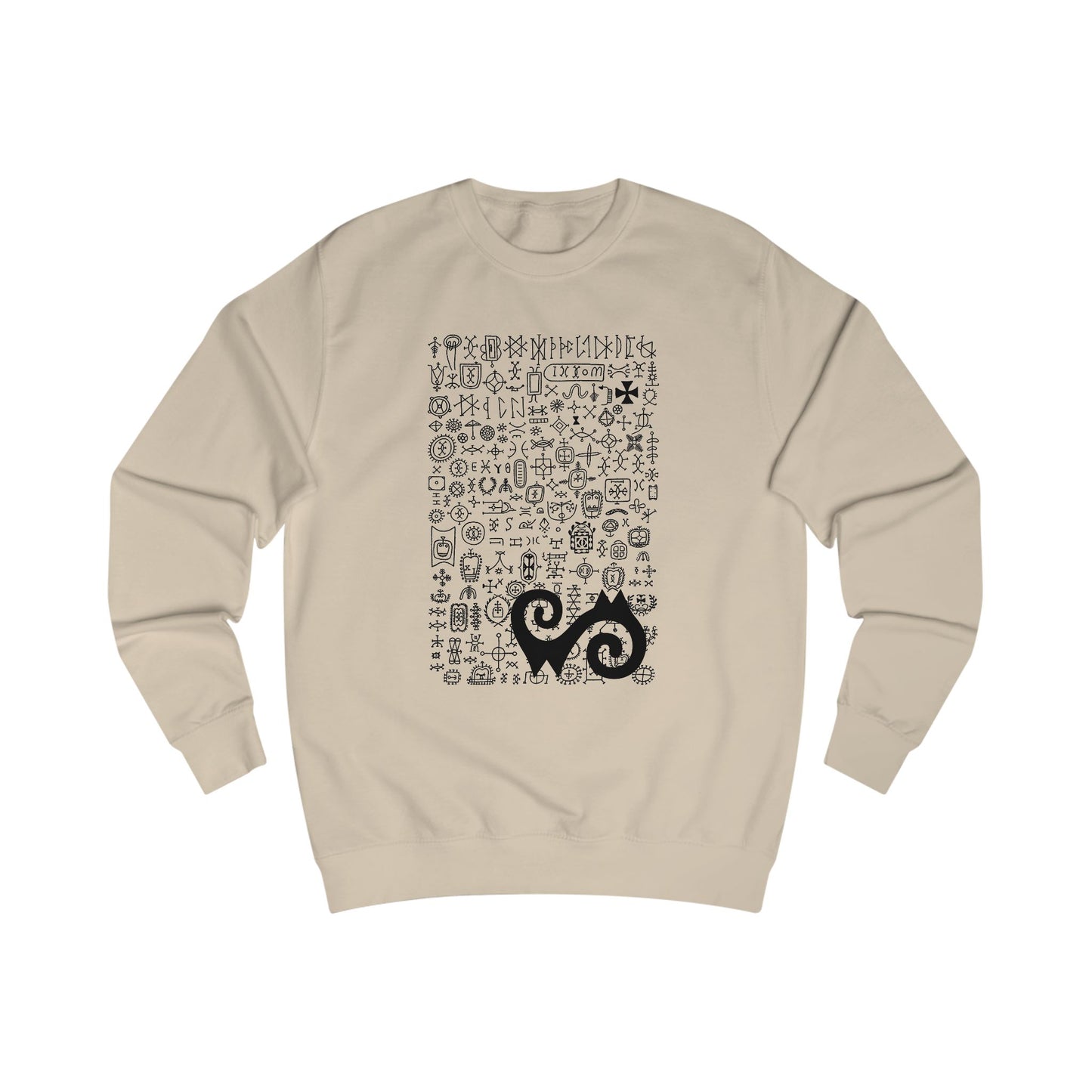 Nsibidi & Adinkra Unisex Symbols Sweatshirt | Tribal Loop