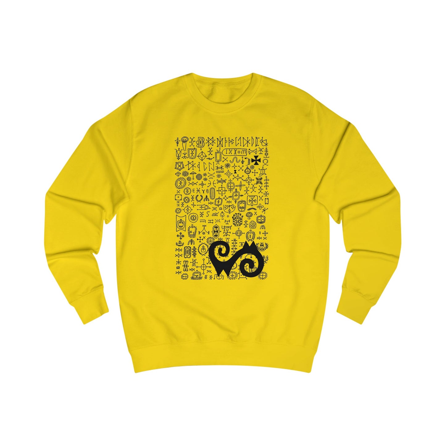 Nsibidi & Adinkra Unisex Symbols Sweatshirt | Tribal Loop