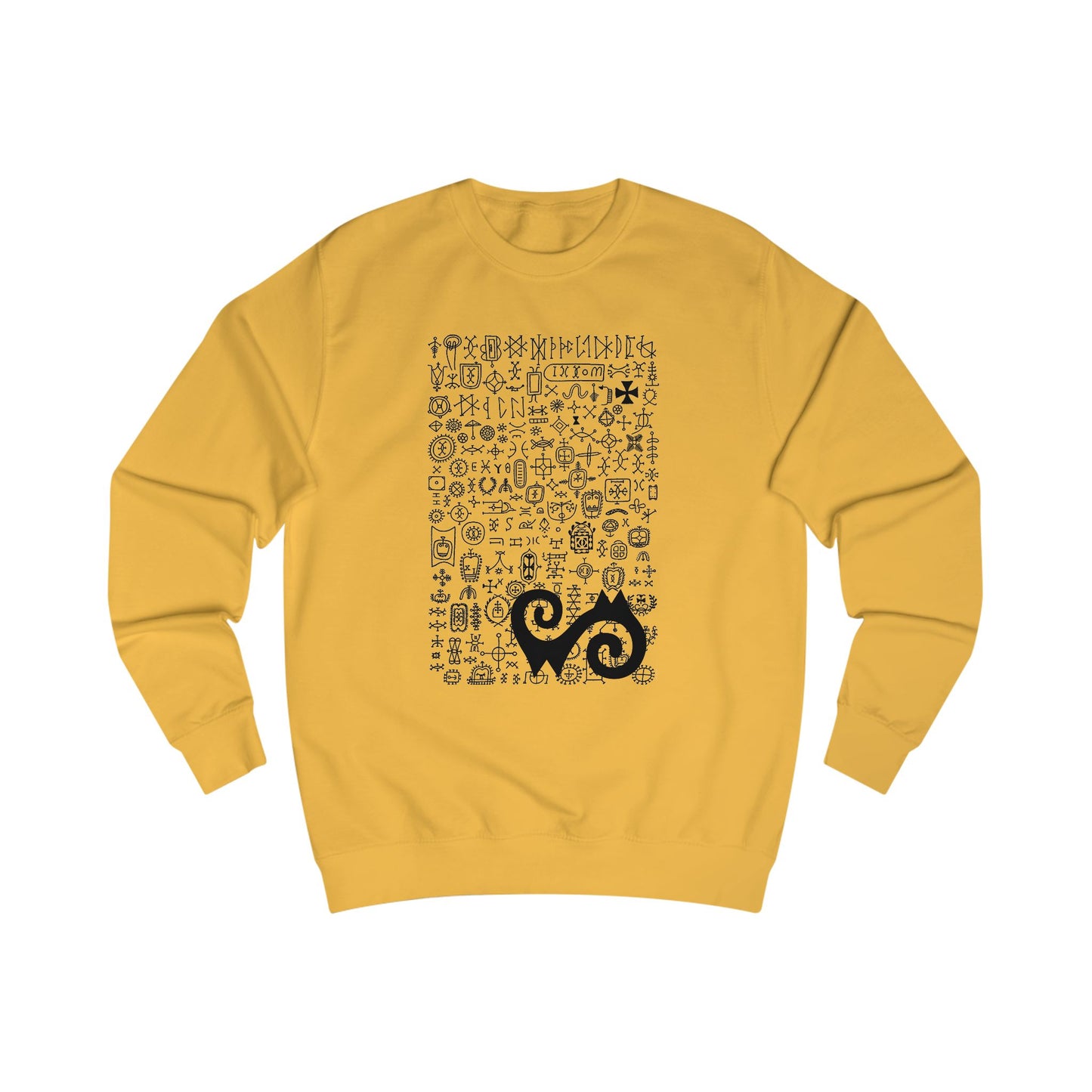 Nsibidi & Adinkra Unisex Symbols Sweatshirt | Tribal Loop