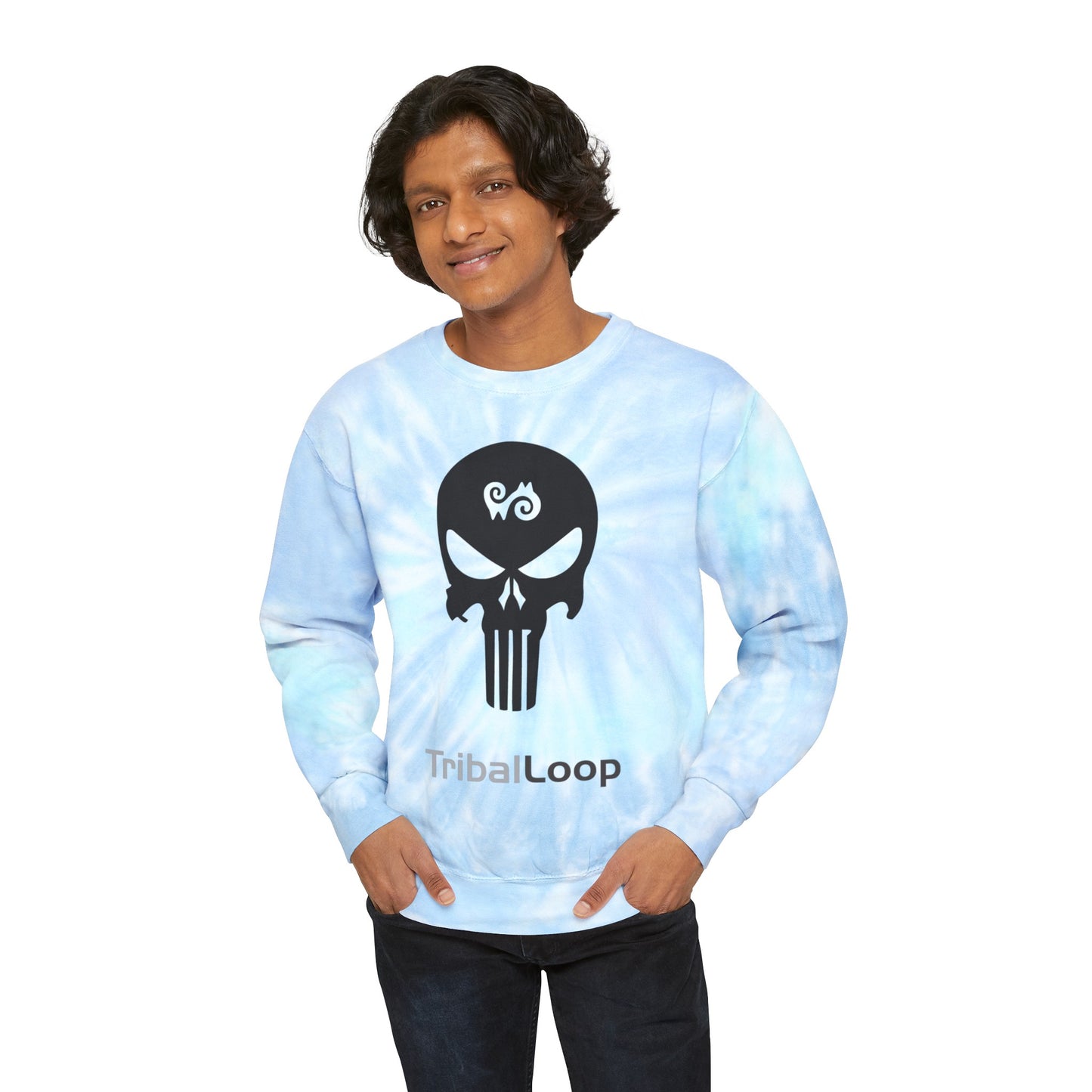 Tribal-loop Unisex Tie-Dye Sweatshirt