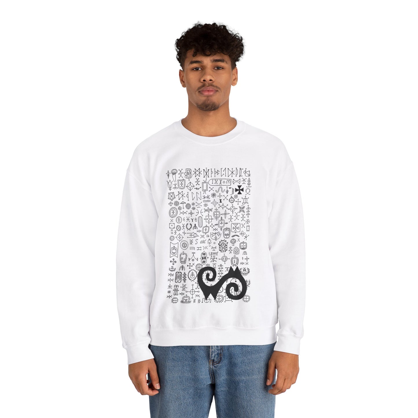 Tribal-loop Unisex Heavy Blend™ Crewneck Sweatshirt