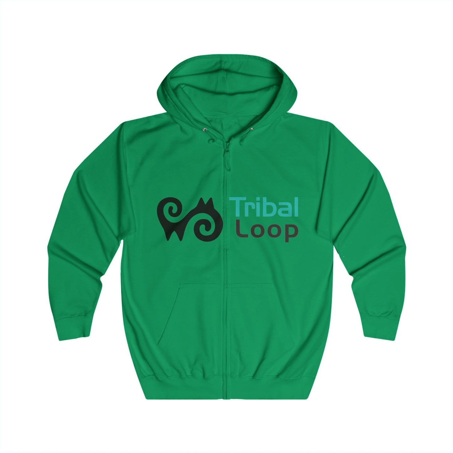 Adinkra Energy Symbol Full-Zip Hoodie | Tribal Loop