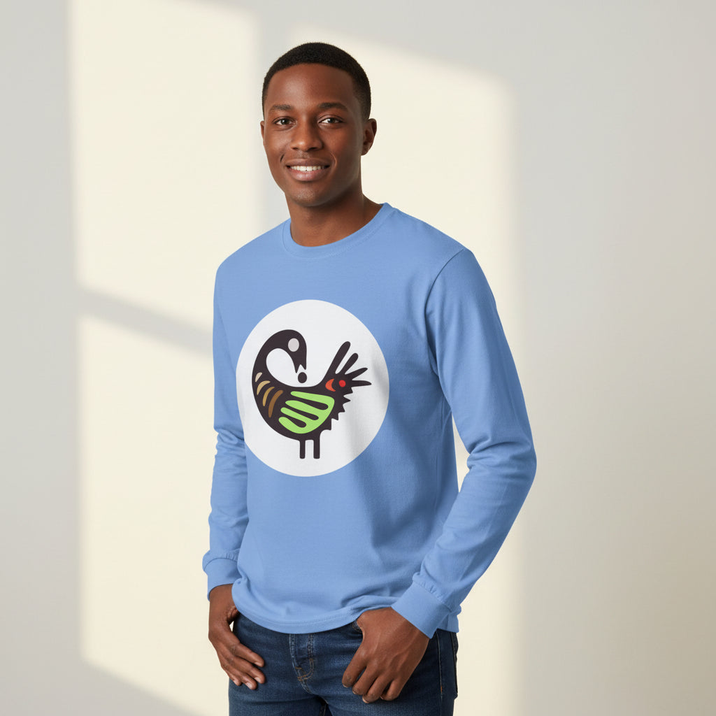 Adinkra Sankofa Long Sleeve Tee | Tribal Loop