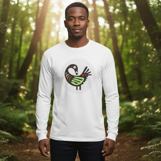 Adinkra Sankofa Long Sleeve Tee | Tribal Loop