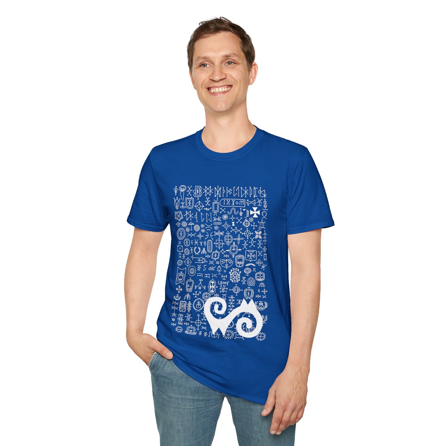 Tribal-loop Unisex Softstyle T-Shirt