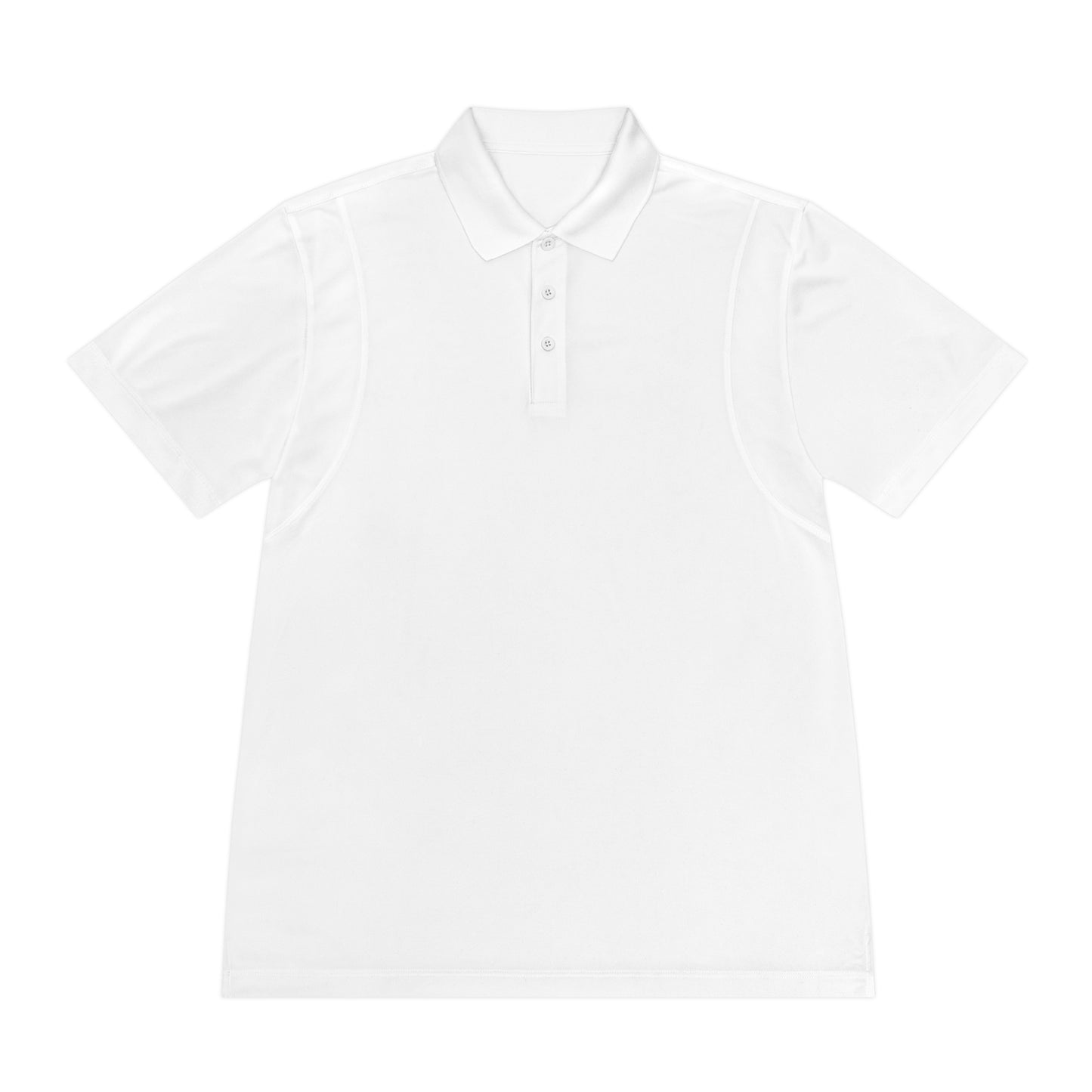 Tribal Loop Men's Sport Polo Shirt — White Lion