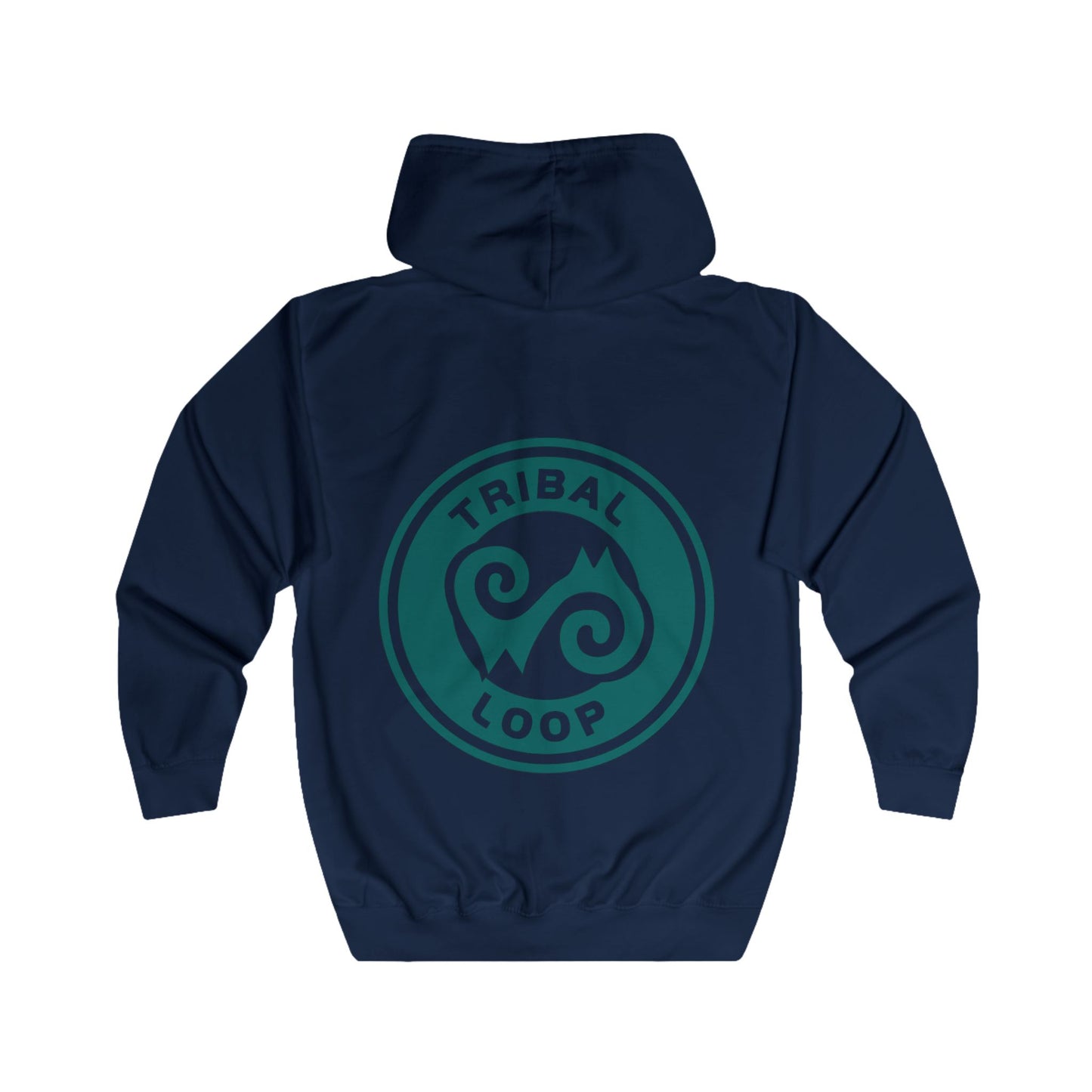 Adinkra Energy Symbol Full-Zip Hoodie | Tribal Loop