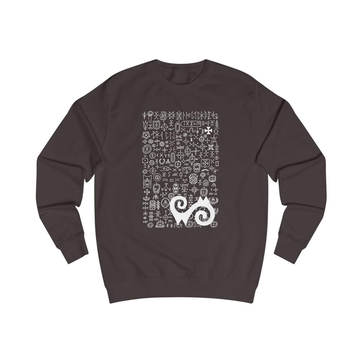 Nsibidi & Adinkra Unisex Symbols Sweatshirt | Tribal Loop