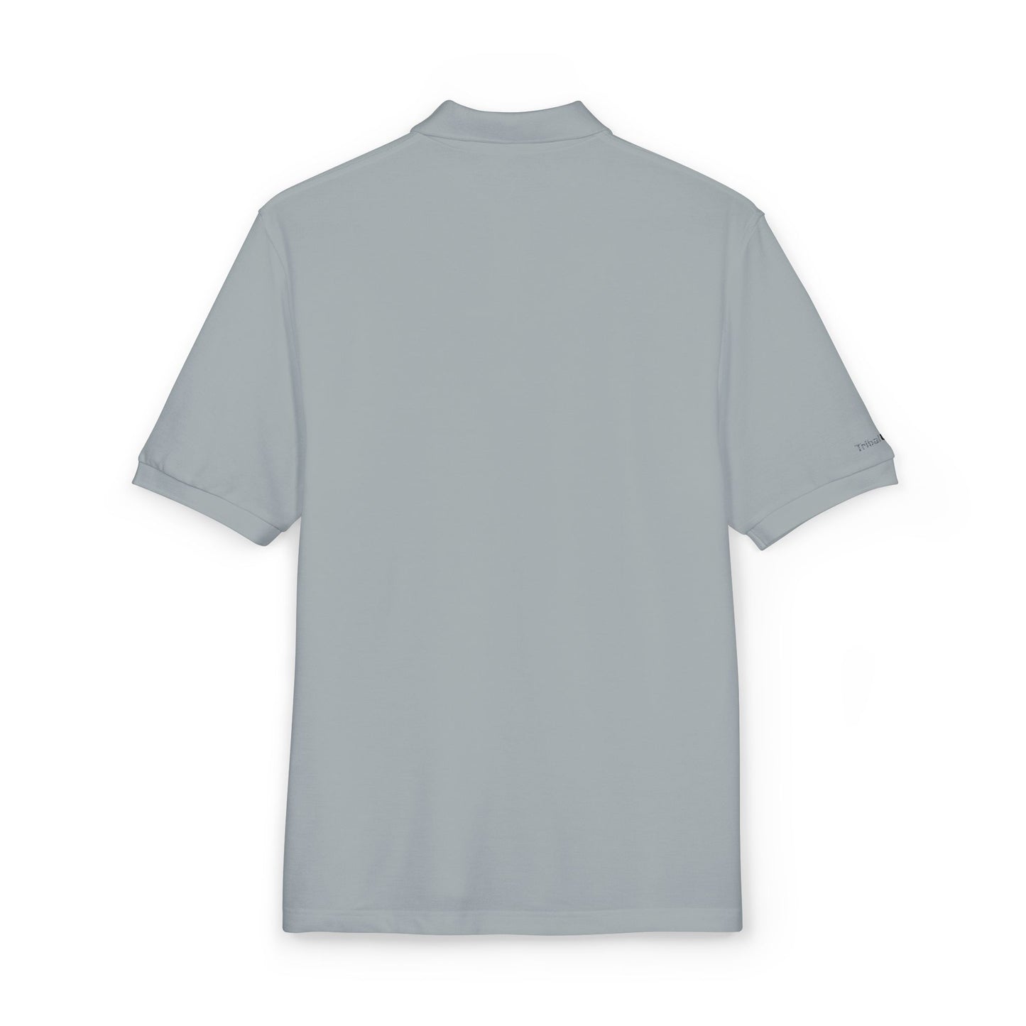 Tribal Loop embroidered Adinkra inspired Polo Shirt — Classic Crest Chest Logo