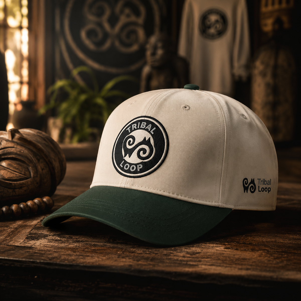 Adinkra Inspired Baseball Cap | Tribal Loop