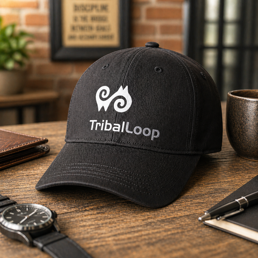 Tribal loop Low Profile Baseball Cap